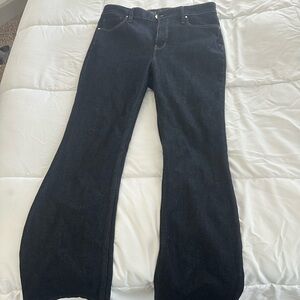 White House Black Market Black Flared Jeans